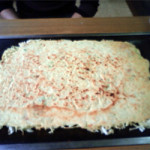 10/9（金）　鉄板サイズのお好み焼きを食べに九州へ