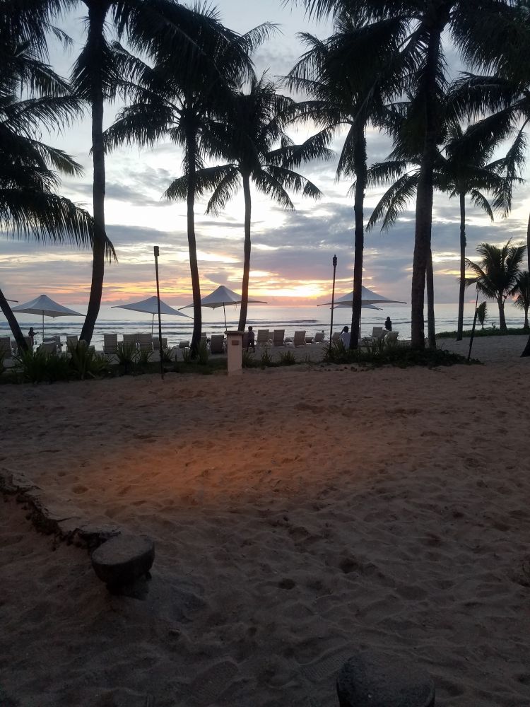 夕日