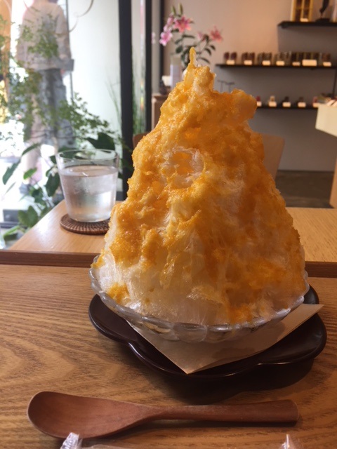 ほおづきのかき氷