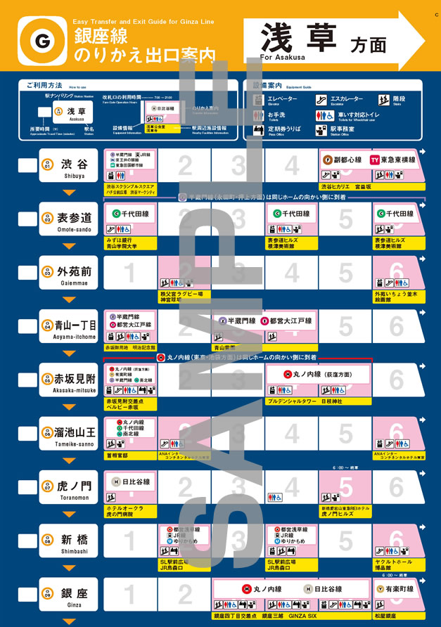 東京地下鉄便利マップ 縮刷版