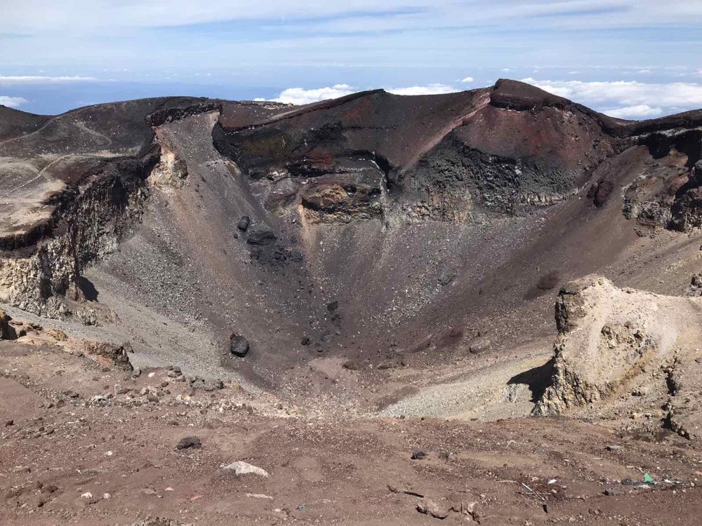 火口富士山