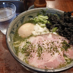 7/6(火)「早稲田 RAMEN GOSSOU」でアジとホタテの塩ラーメン