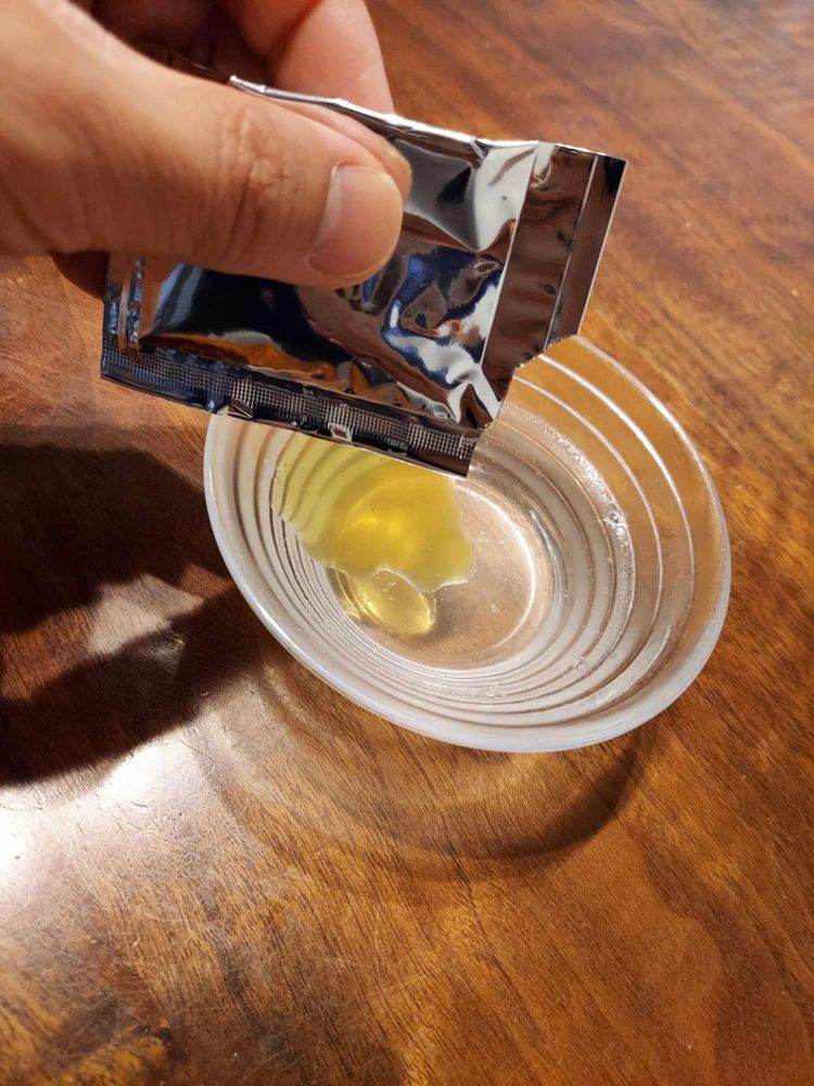 シロップあける