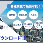 売上高、従業員数、資本金、業種、市区町村まで検索できて全自動！【アタックリストNo1】