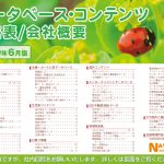 2019年度ナビットデータベース・コンテンツ価格表が完成しました！