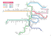 仙台JR路線図