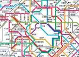 東京圏地下鉄路線図