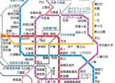 名古屋圏地下鉄路線図