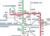 京都道地下鉄路線図
